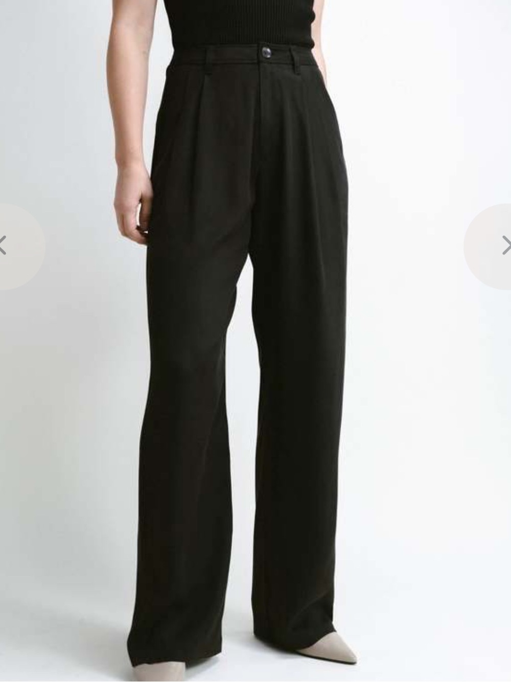 DARLING WIDE LEG PLEATED TROUSER NEW WITH TAG